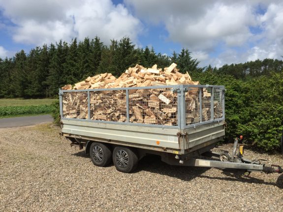 Bøgetræ lille trailer 4krm